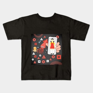 Cute Style Squid Doll & Squids Kids T-Shirt